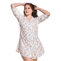 BATOLA CON MANGA 3/4 VAINILLA FLORAL