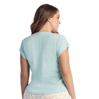 CAMISETA DE PIJAMA DE MANGA CORTA