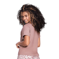 CAMISA DE PIJAMA SILUETA MANGA CORTA