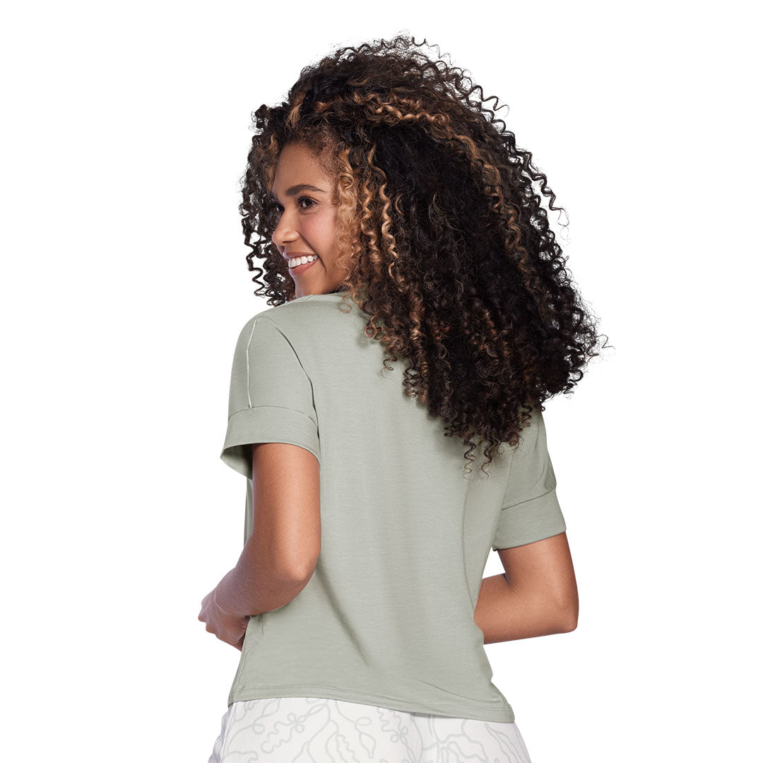 CAMISA DE PIJAMA SILUETA MANGA CORTA