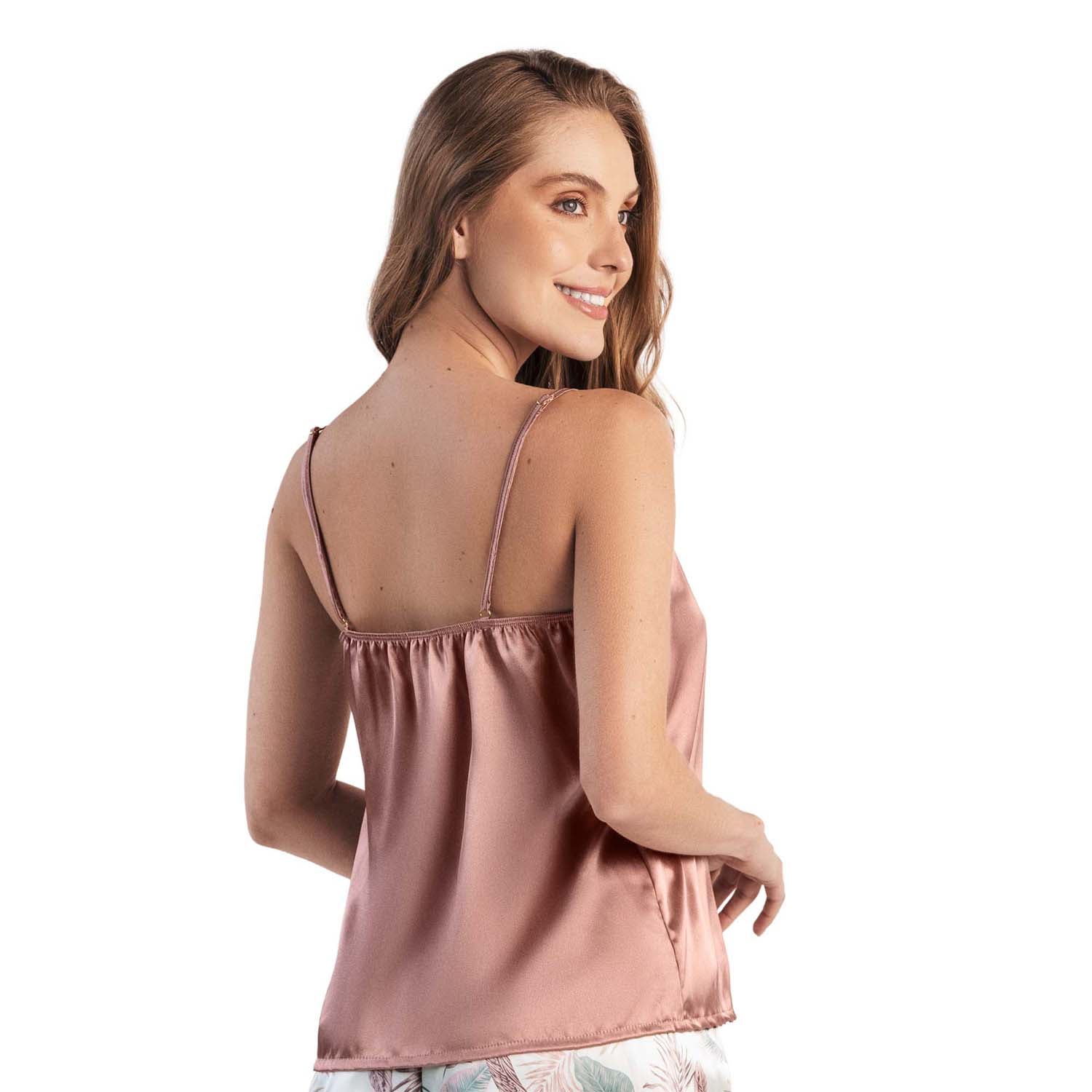 CAMISA DE PIJAMA CON TIRAS GRADUABLES