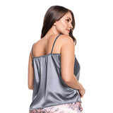 CAMISETA DE PIJAMA CON DETALLE EN ENCAJE