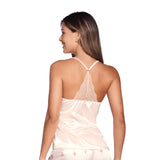 CAMISA DE PIJAMA CON DETALLE DELANTERO EN ENCAJE