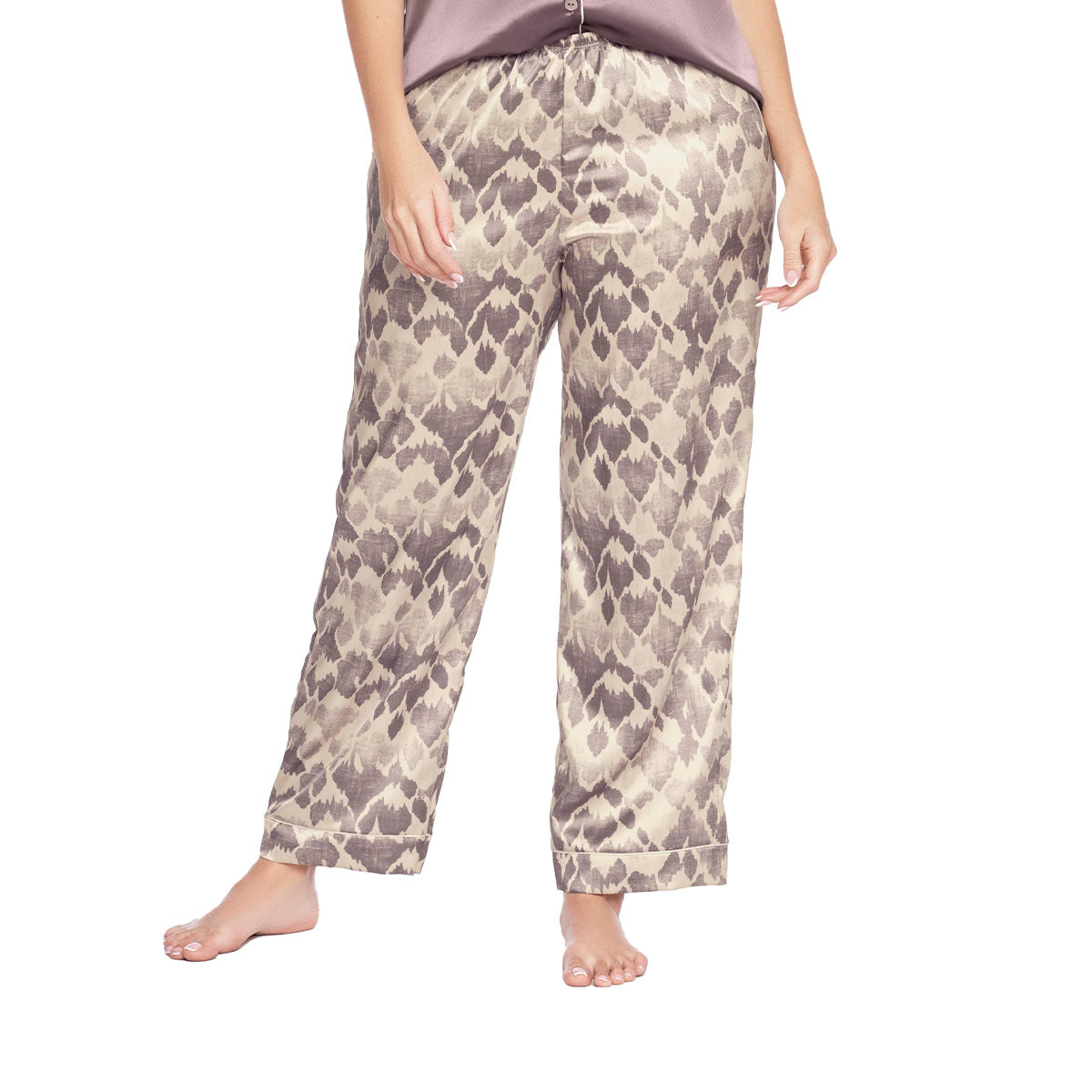 PANTALÓN DE PIJAMA EN SATÍN MOSAICO EST