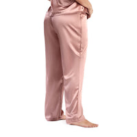 PANTALÓN DE PIJAMA CON ENCAJE EN BOTA