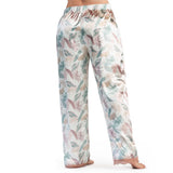 PANTALÓN DE PIJAMA CON ENCAJE EN BOTA