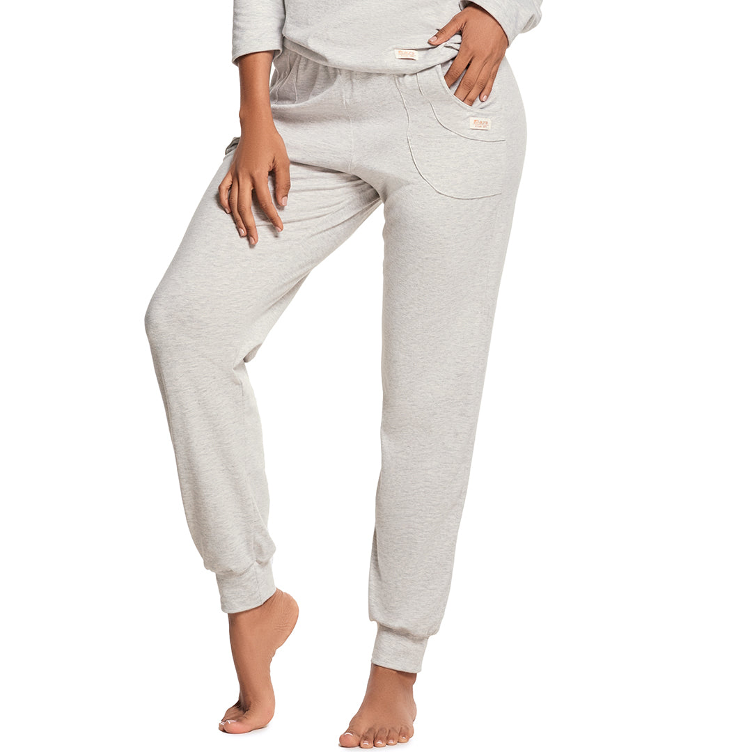 PANTALÓN DE PIJAMA SILUETA TIPO JOGGER ARENA JASPE