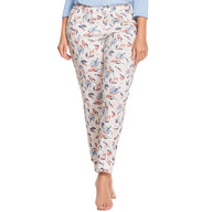 PANTALÓN DE PIJAMA SILUETA TIPO JOGGER VAINILLA FLORAL