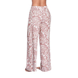 PANTALÓN ELABORADO EN CHALIS CON BOTA AMPLIA