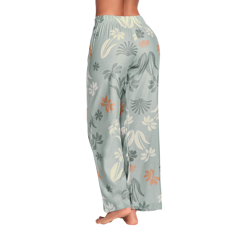 PANTALÓN DE PIJAMA EN EFECTO LINO