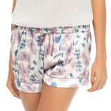 SHORT DE PIJAMA EN SATÍN CON JARETA DECORATIVA