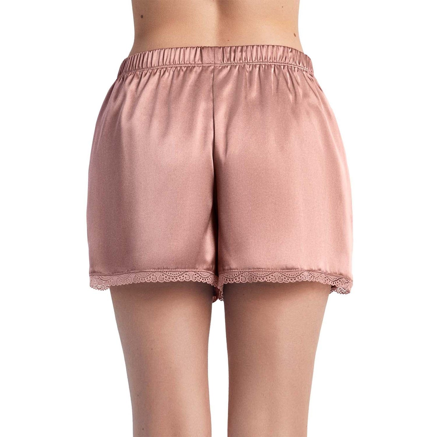 SHORT DE PIJAMA CON ENCAJE DECORATIVO