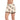 SHORT DE PIJAMA CON ENCAJE EN RUEDO MARFIL PRINT