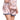 SHORT DE PIJAMA CON PRETINA RESORTADA ROSADO FLORAL
