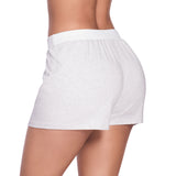 SHORT DE PIJAMA CON CINTURA EN RIB