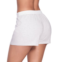 SHORT DE PIJAMA CON CINTURA EN RIB