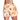 SHORT DE PIJAMA EN VISCOSA CREMA ACUARELA