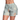 SHORT DE PIJAMA EFECTO LINO AZUL ACUARELA