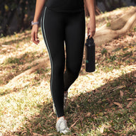 LEGGINS DEPORTIVOS DE TIRO ALTO CON PRETINA ANCHA