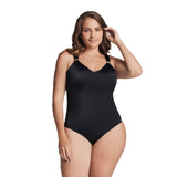 VESTIDO DE BAÑO ENTERO CON HERRAJES EN CARGADERAS