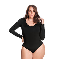 VESTIDO DE BAÑO ENTERO CON ELÁSTICO ANTIDESLIZANTE NEGRO