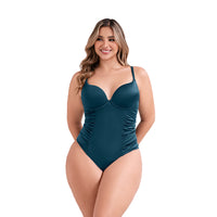 VESTIDO DE BAÑO ENTERO CON CONTROL DE ABDOMEN PARA MUJER
