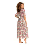 SALIDA DE BAÑO KIMONO FUCSIA BOHEMIO