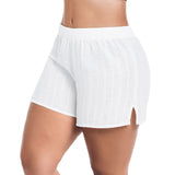 SHORT SALIDA DE BAÑO ELABORADO EN TELA CON TEXTURA