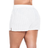 SHORT SALIDA DE BAÑO ELABORADO EN TELA CON TEXTURA