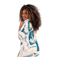 CAMISA SALIDA DE BAÑO ESTAMPADA PARA MUJER