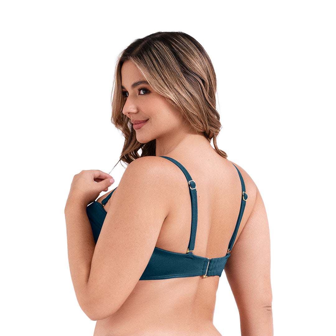 TOP DE BAÑO STRAPLESS PARA MUJER