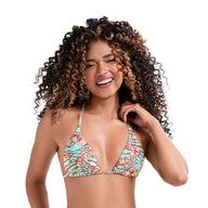 TOP TRIANGULAR DE VESTIDO DE BAÑO PARA MUJER AGUA TERRA