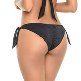 PANTY DE VESTIDO DE BAÑO CON RECOGIDO EN POSTERIOR