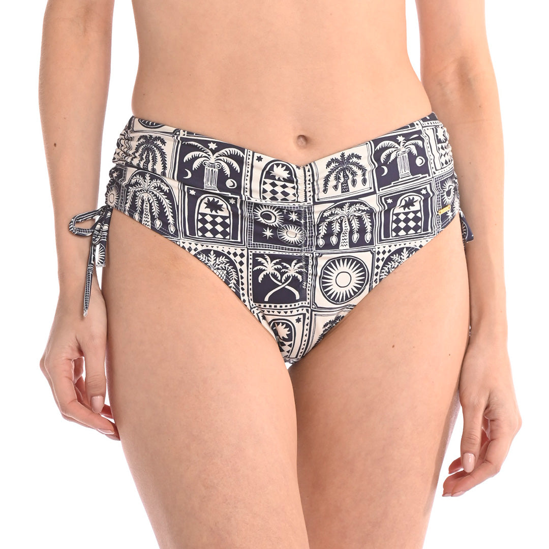 PANTY DE VESTIDO DE BAÑO COBERTURA CULOTTE AZUL DECO EST