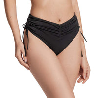 PANTY DE VESTIDO DE BAÑO COBERTURA CULOTTE NEGRO