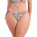 PANTY LATINO DE VESTIDO DE BAÑO PARA MUJER AGUA TERRA