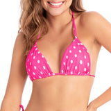 TOP DE VESTIDO DE BAÑO TRIANGULAR CON COPAS REMOVIBLES FUCSIA SHOCKING