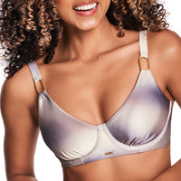TOP DE VESTIDO DE BAÑO CON BRACHE DE 3 NIVELES