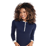 CAMIBUSO DE VESTIDO DE BAÑO CON CIERRE AZUL ALTAMAR
