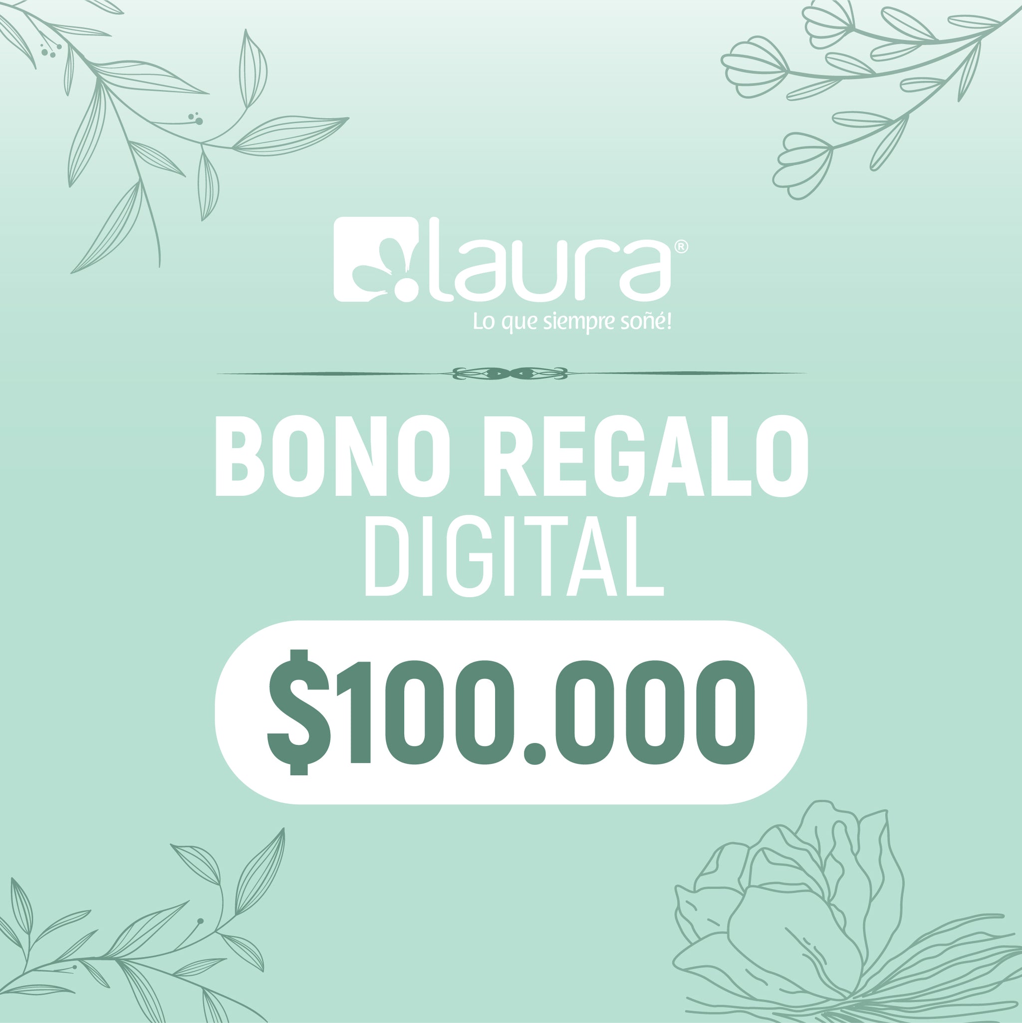 BONO DE REGALO DIGITAL $100.000
