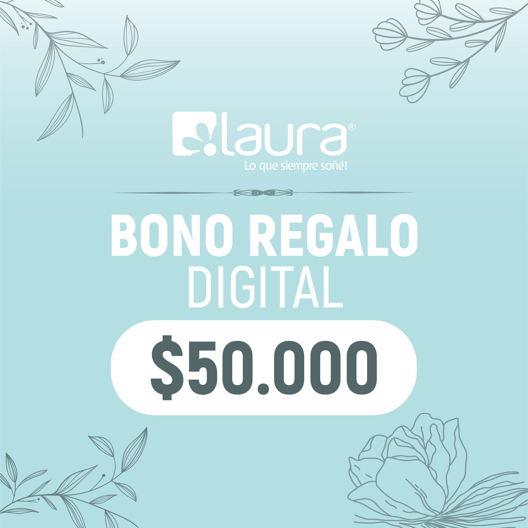 BONO DE REGALO DIGITAL $50.000
