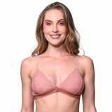 BRALETTE TRIANGULAR CON ENCAJE DELICADO ROSA BLUSH